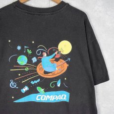 画像1: 90's COMPAQ USA製 "Journey Ahead" IT企業プリントTシャツ XL (1)