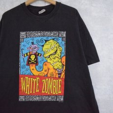 画像1: 90's White Zombie ヘヴィメタルバンド プリントTシャツ BLACK XL (1)