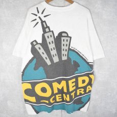 画像1: 90's USA製 "COMEDY CENTRAL" テレビチャンネル プリントTシャツ XL (1)