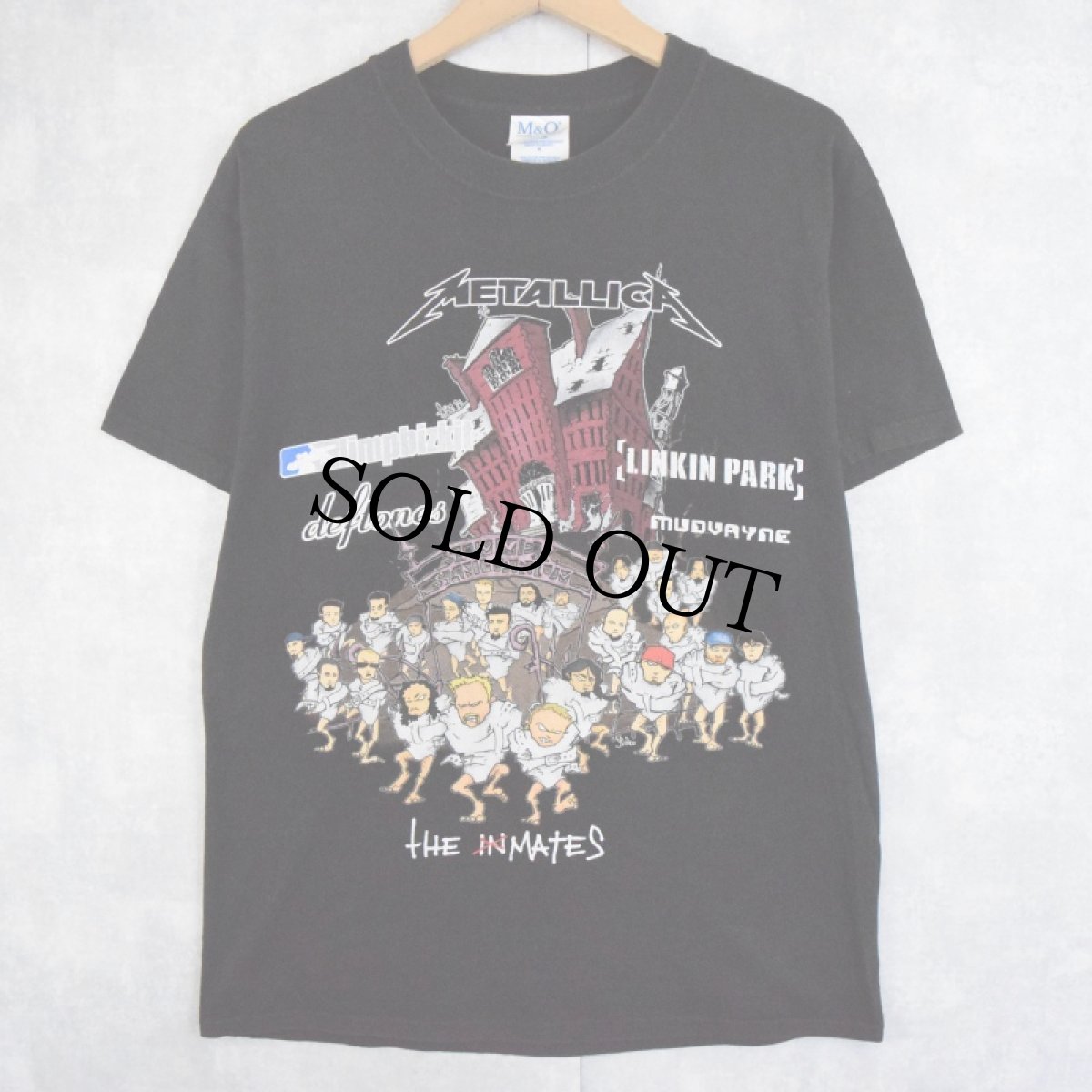 画像1: 2000's METALLICA  "Summer Sanitarium Tour" ヘヴィメタルバンドツアーTシャツ BLACK L (1)