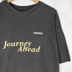 画像2: 90's COMPAQ USA製 "Journey Ahead" IT企業プリントTシャツ XL (2)