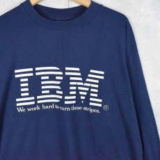 画像1: 90's IBM 企業ロゴプリントロンT XL (1)