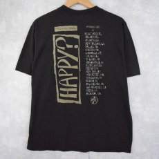 画像2: 80's PUBLIC IMAGE LIMITED USA製 "HAPPY?"  ロックバンドTシャツ BLACK (2)