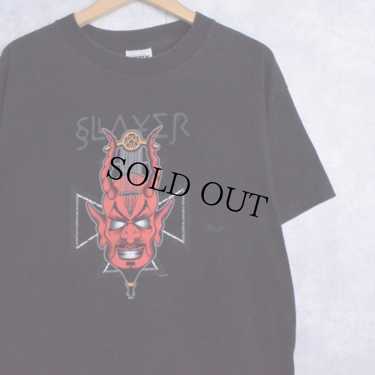 画像1: 90's SLAYER "Diabolus in Musica" スラッシュメタルバンド アルバムTシャツ BLACK L (1)