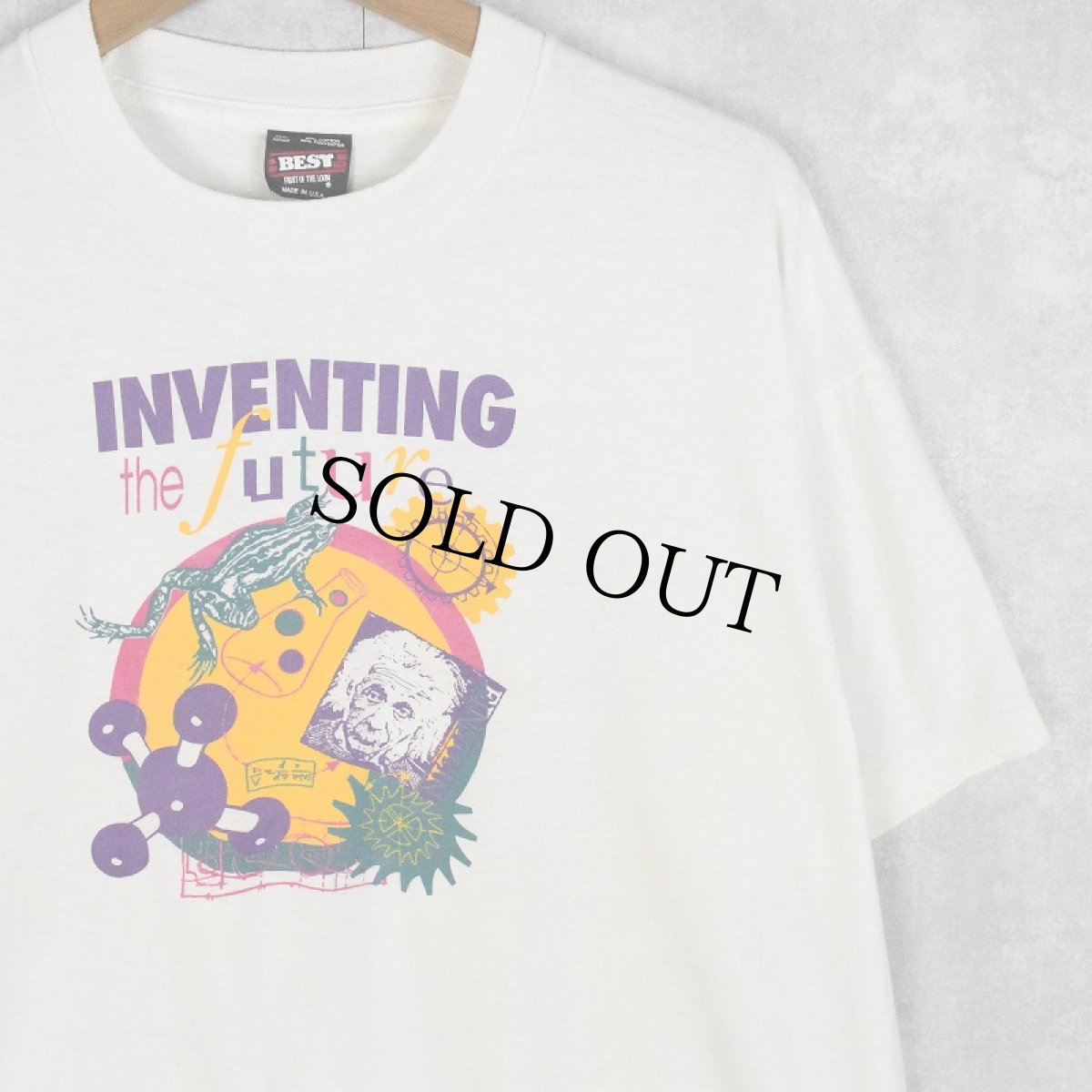 画像1: 90's Camp Invention Summer USA製 "Inventing The Future" サマーキャンププログラム プリントTシャツ XL (1)