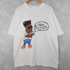 画像1: 90's THE SIMPSONS "AW Psyche..." パロディプリントTシャツ XL (1)