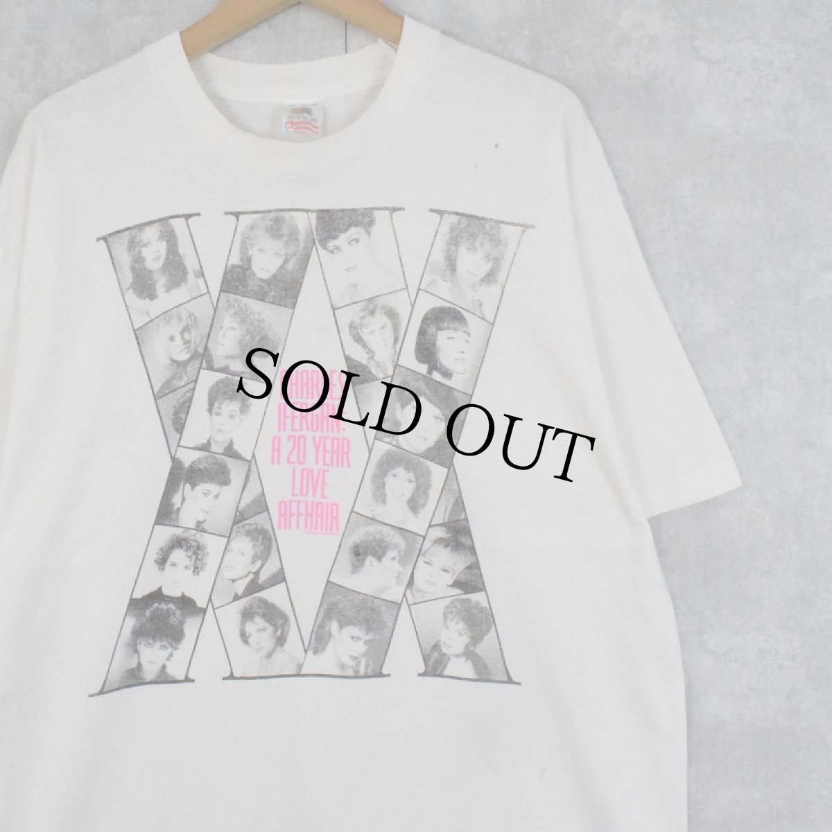 画像1: 90's Charles Ifergan USA製 "A 20 YEAR LOVE AFFHAIR" フォトプリントTシャツ XL (1)