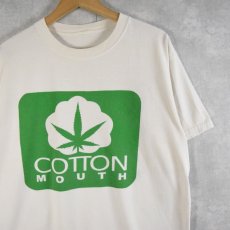 画像1: "COTTON MOUTH" ガンジャプリントTシャツ (1)