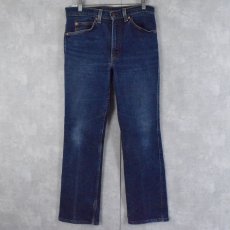 画像1: 90's Levi's 517 USA製 オレンジタブ ブーツカットデニムパンツ W31 (1)