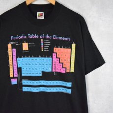 画像1: 90's "Periodic Table of the Elements" 周期表プリントTシャツ DEADSTOCK XL (1)