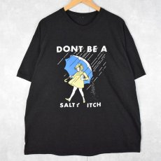 画像1: Morton Salt "DONT BE A SALTY BITCH" 塩メーカープリントTシャツ (1)