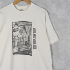 画像1: 90's pop poppins USA製 オルタナティブロックバンドTシャツ XL (1)