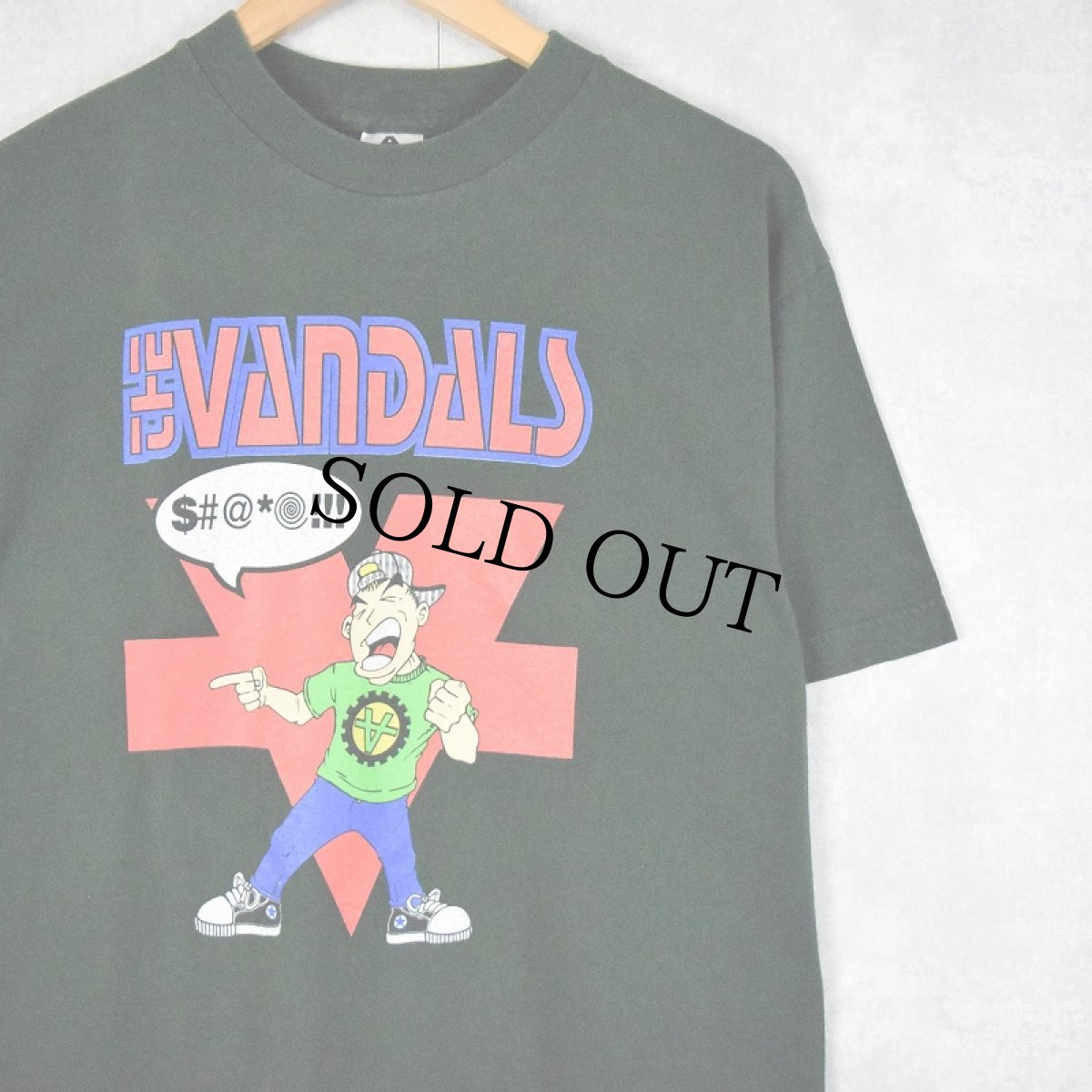 画像1: THE VANDALS パンク・ロック・バンドTシャツ M (1)