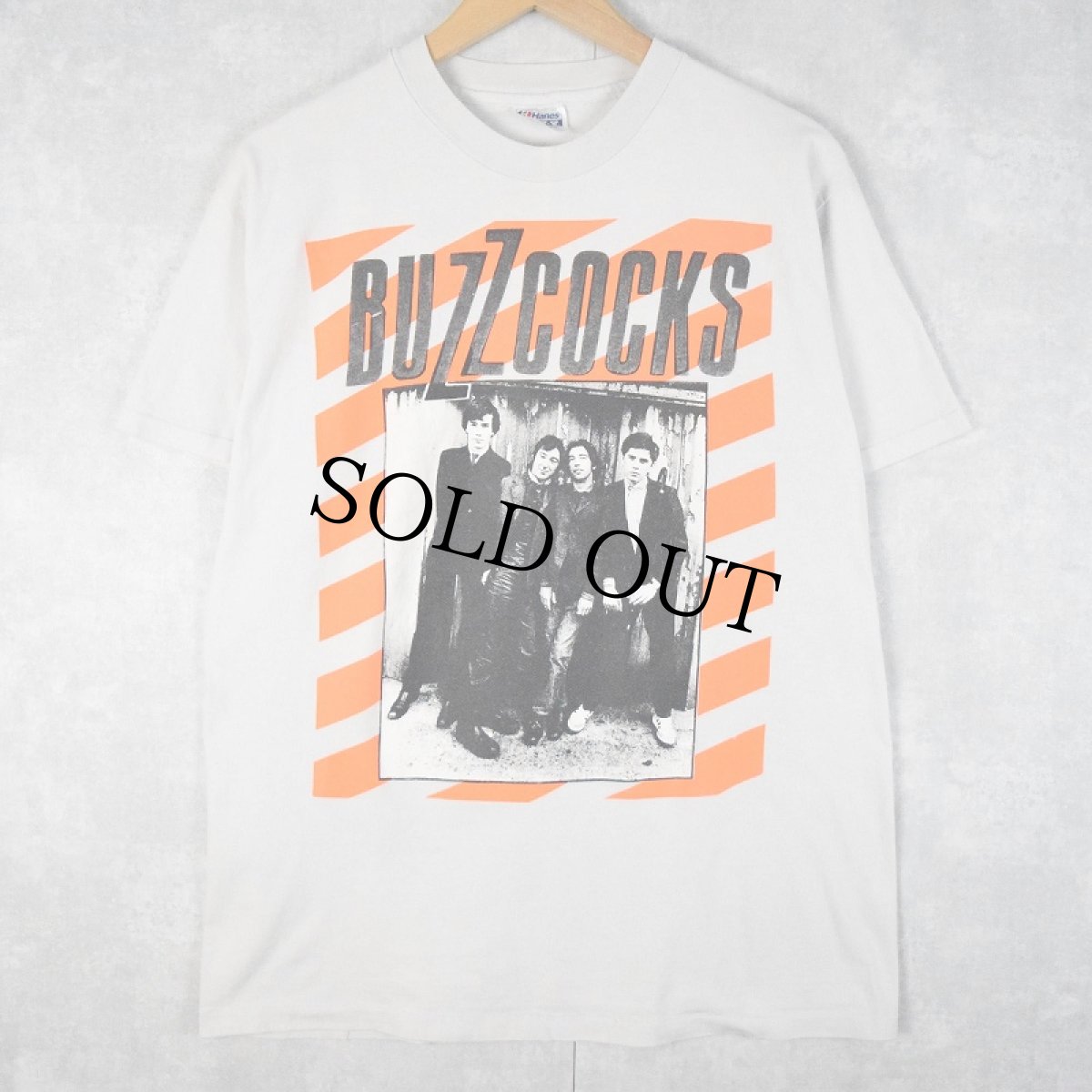 画像1: 90's Buzzcocks パンクロックバンドTシャツ L (1)