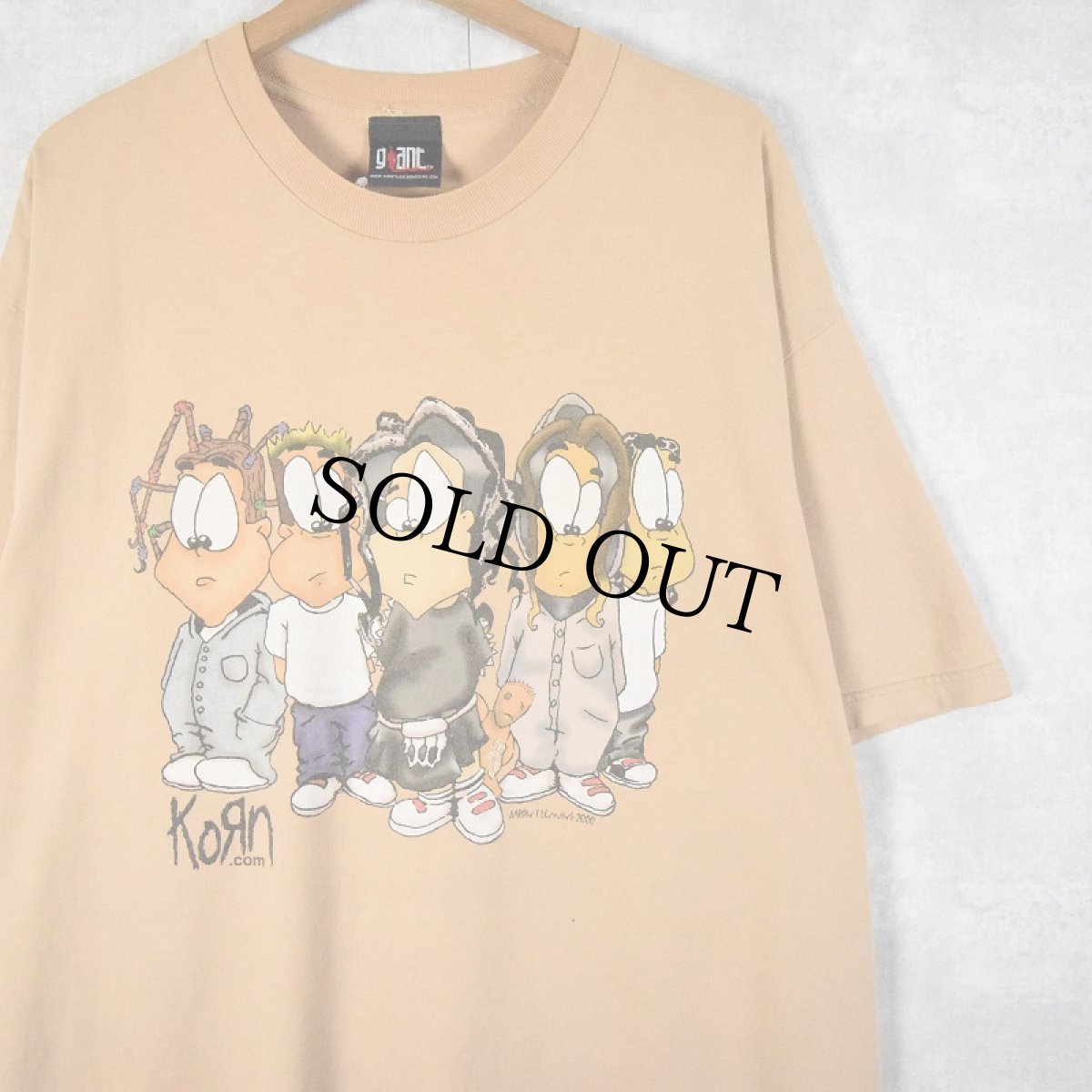 画像1: 2000's Korn メタルバンドTシャツ XL (1)