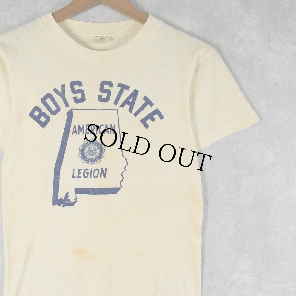 画像1: 60's AMERICAN LEGION "BOY STATE" プリントTシャツ (1)