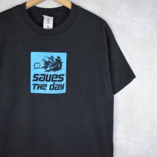 画像1: SAVES THE DAY ロックバンドTシャツ BLACK L (1)