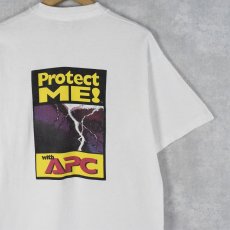 画像1: AMERICAN POWER CONVERSION 電子機器メーカー プリントTシャツ L (1)