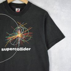 画像1: 90's USA製 supercollider プログラミングプリントTシャツ M (1)