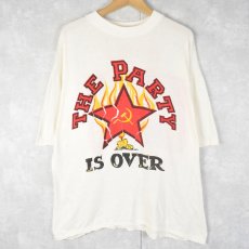 画像1: McLENIN's "THE PARTY IS OVER" パロディプリントTシャツ (1)