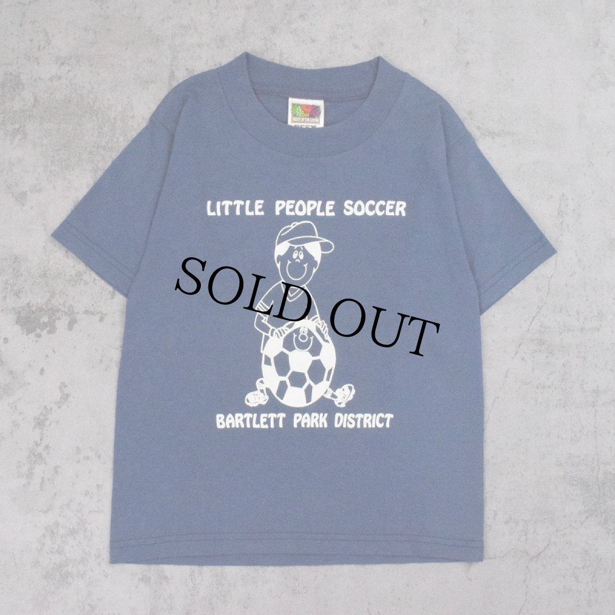 画像1: 90's "LITTLE PEOPLE SOCCER" プリントTシャツ KIDS 6/8 (1)