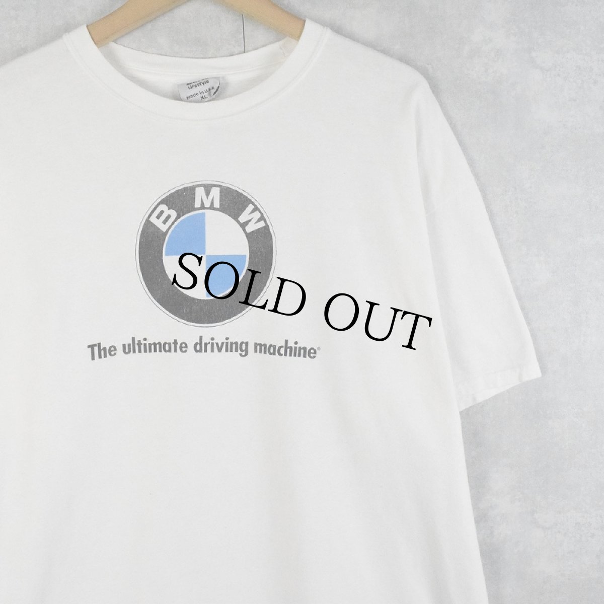 画像1: 90's〜 BMW USA製 "The ultimate driving machine" ロゴプリントTシャツ XL (1)