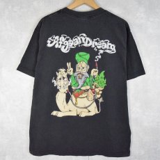 画像1: SMOOKIN' TEES ガンジャプリントTシャツ BLACK L (1)