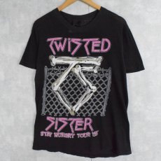 画像1: 80's TWISTED SISTER "STAY HUNGRY TOUR '85" ヘヴィメタルバンドTシャツ L (1)