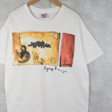 画像1: 90's Gipsy Kings USA製 フラメンコギターバンド プリントTシャツ XL (1)