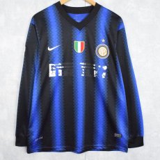 画像1: 2010-2011 Inter Milan "AUTHENTIC" サッカーユニフォームシャツ M (1)