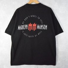 画像2: 2000's MARILYN MANSON "THE BRIGHT YOUNG THINGS" ロックバンドTシャツ XL (2)