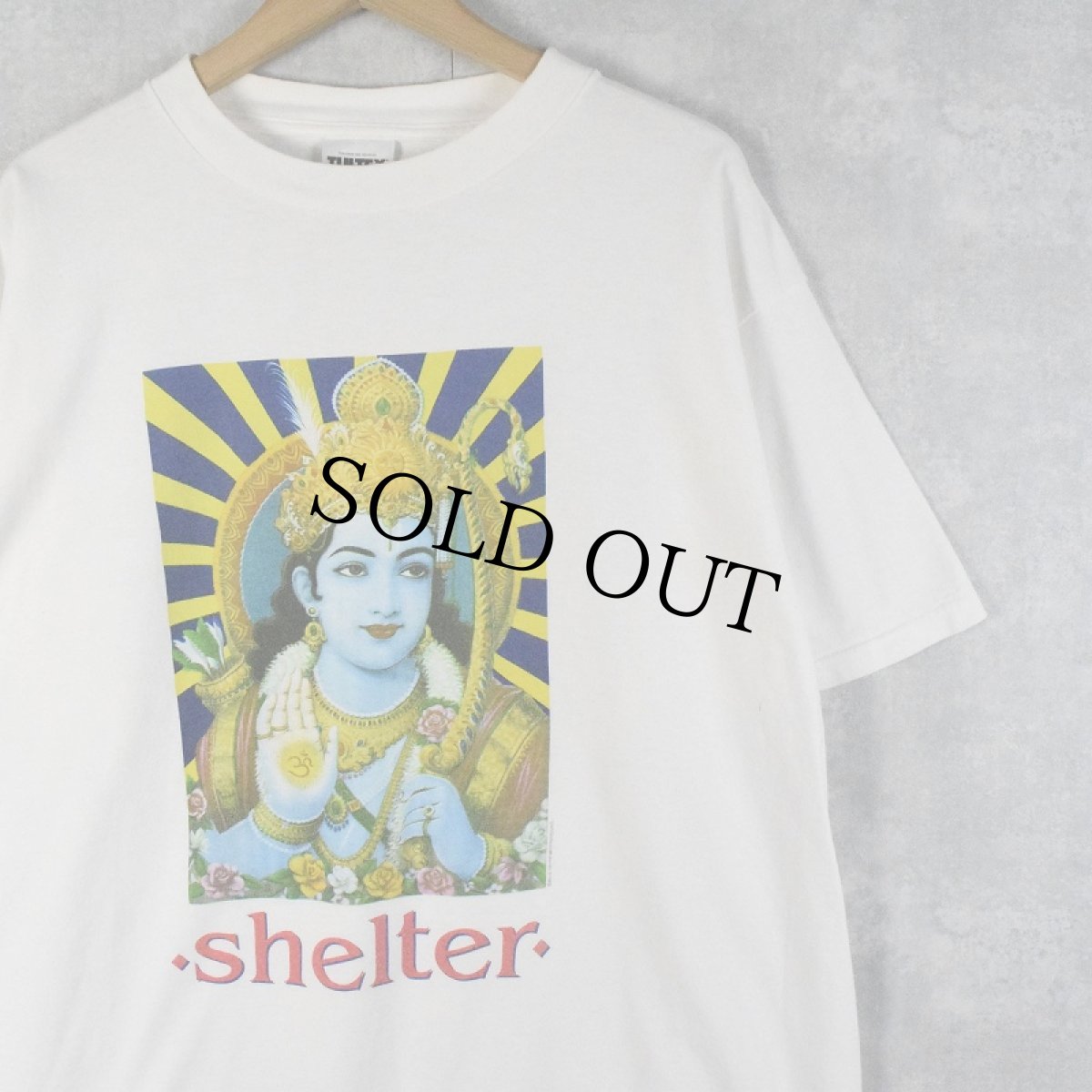 画像1: 90's Shelter "Supersoul recordings" ハードコアバンドTシャツ XL (1)