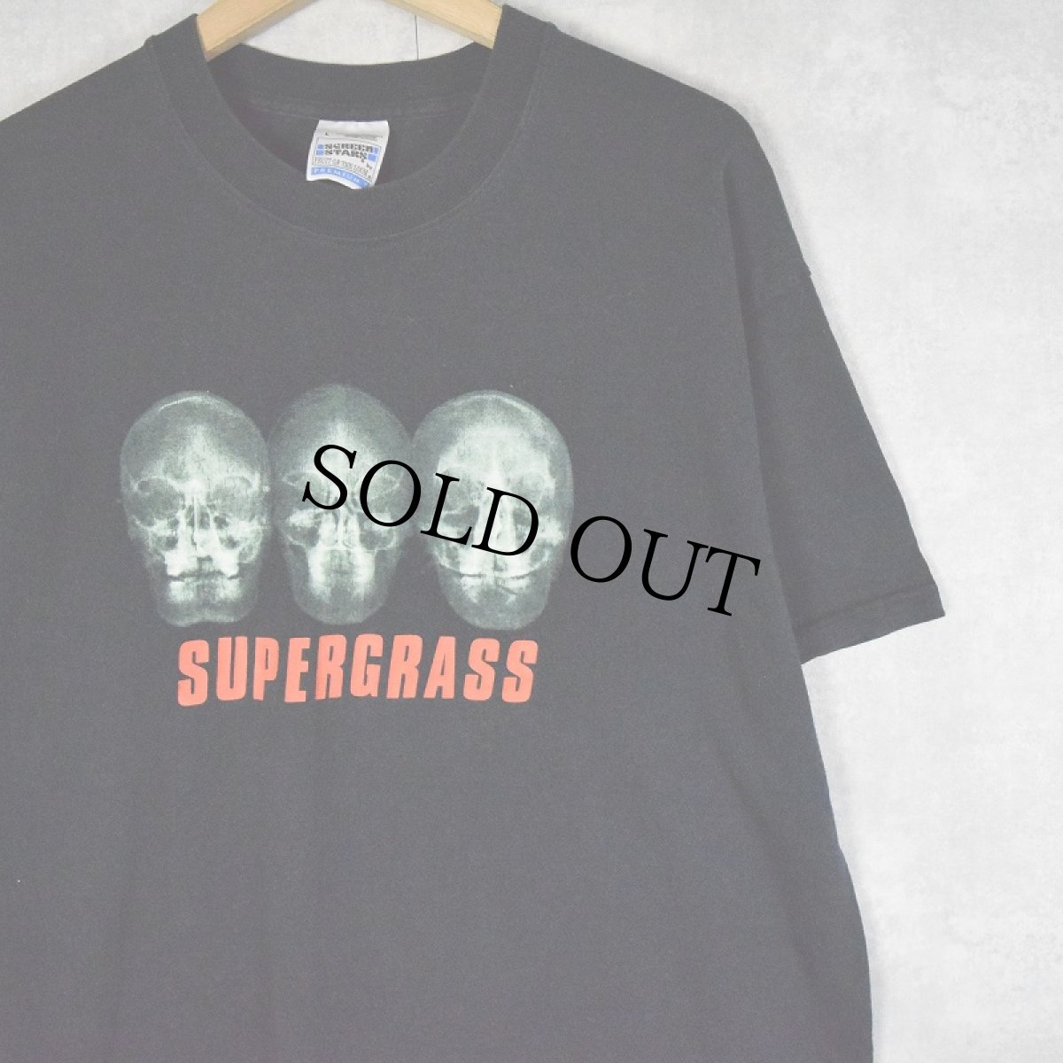 画像1: SUPERGRASS ロックバンドツアーTシャツ (1)