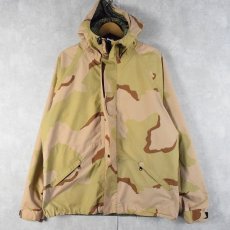 画像2: LOG HOUSE DESIGNS "GORE-TEX" デザートカモ×ナイトカモ リバーシブルパーカー L (2)