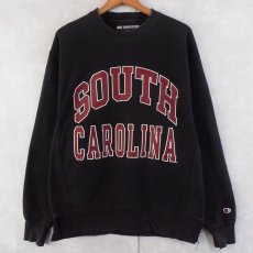 画像1: 2000's Champion REVERSE WEAVE "SOUTH CAROLINA" プリントスウェット BLACK (1)