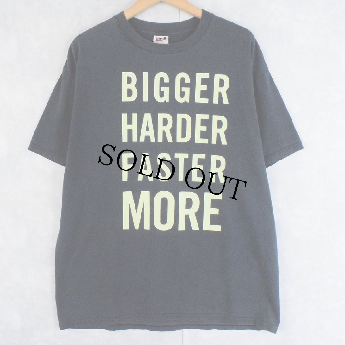 画像1: The The USA製 "BIGGER HARDER FASTER MORE" ロックバンドTシャツ XL (1)