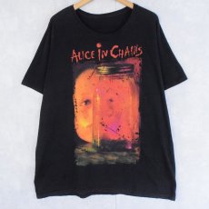 画像1: ALICE IN CHAINS ロックバンド プリントTシャツ BLACK (1)