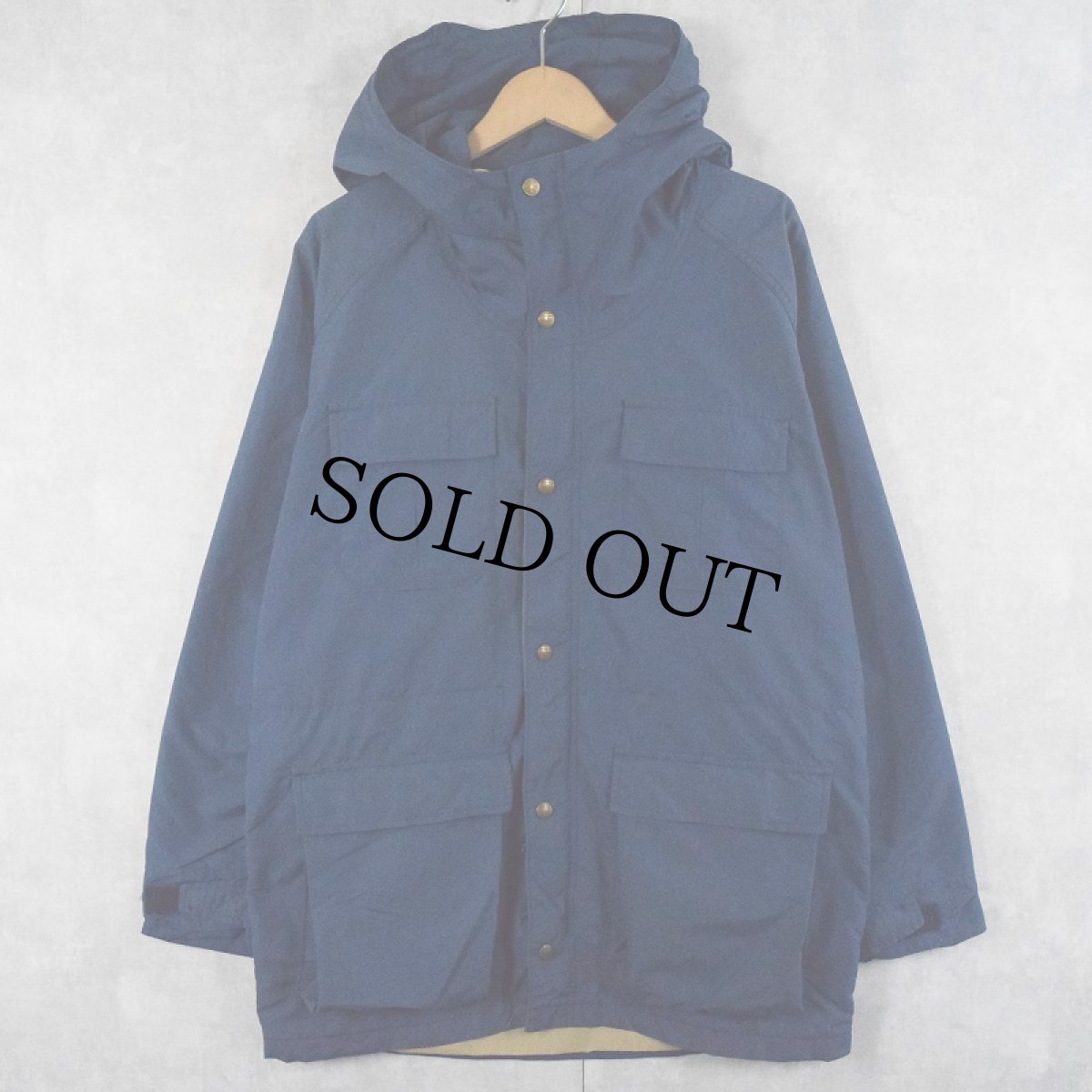 画像1: 80's L.L.Bean USA製 "BAXTER STATE PARKA" ナイロンマウンテンパーカー NAVY (1)