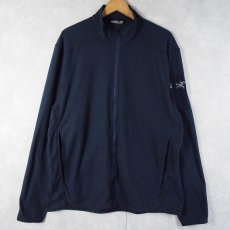 画像1: ARC'TERYX フリースジップジャケット NAVY XL (1)