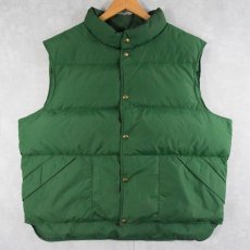 画像1: 80's Woolrich / L.L.Bean USA製 "IRREGULAR" ダウンベスト XL (1)