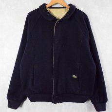 画像2: 70〜80's IZOD LACOSTE リバーシブルニットブルゾン L (2)