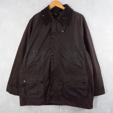 画像1: 90's Barbour ENGLAND製 "BEDALE" オイルドジャケット 3ワラント ライナー付き BURGUNDY (1)