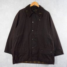 画像1: 90's Barbour ENGLAND製 "BEAUFORT" オイルドジャケット 3ワラント BURGUNDY (1)