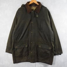 画像1: 80's L.L.Bean フード付き オイルドジャケット L (1)