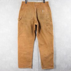 画像2: 90's Carhartt USA製 ダブルニー ダックペインターパンツ W31 (2)