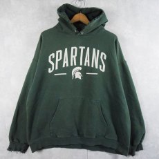 画像1: Hanes Ultimate Cotton "SPARTANS" プリントスウェットフーディー (1)