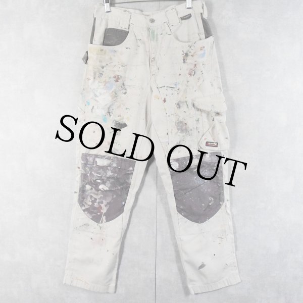 30％OFF】 定価10万程 off-white ダブルニーペインターパンツ パンツ 