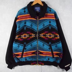 画像1: PENDLETON "High Grade Western Wear" ネイティブ柄 ウールジャケット XXXL (1)