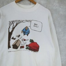 画像1: 90's "Non Sequitur" シュールイラストプリントTシャツ (1)