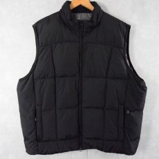 画像1: Eddie Bauer ナイロン×ポリエステル ダウンベスト BLACK XL (1)